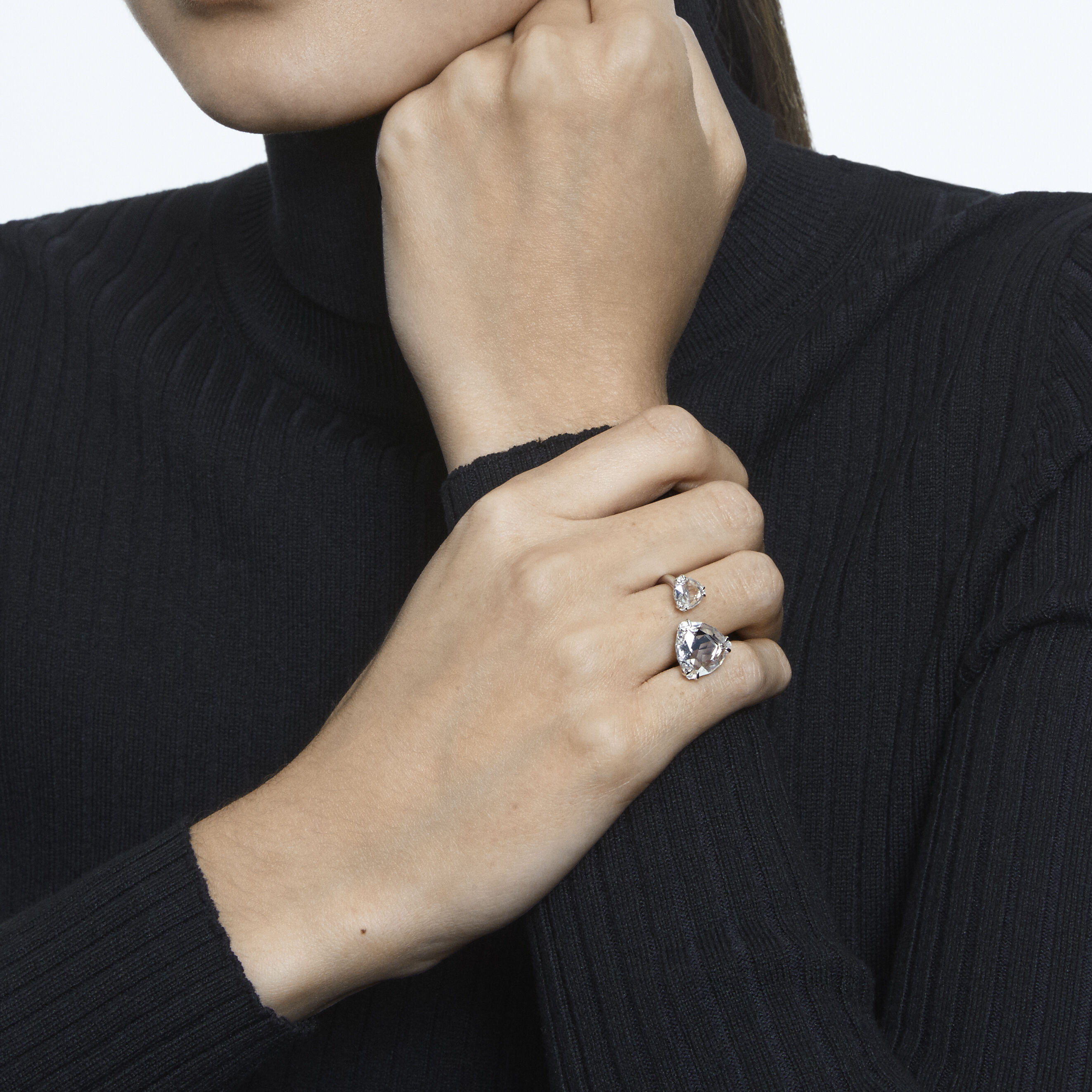 Open shop ring swarovski